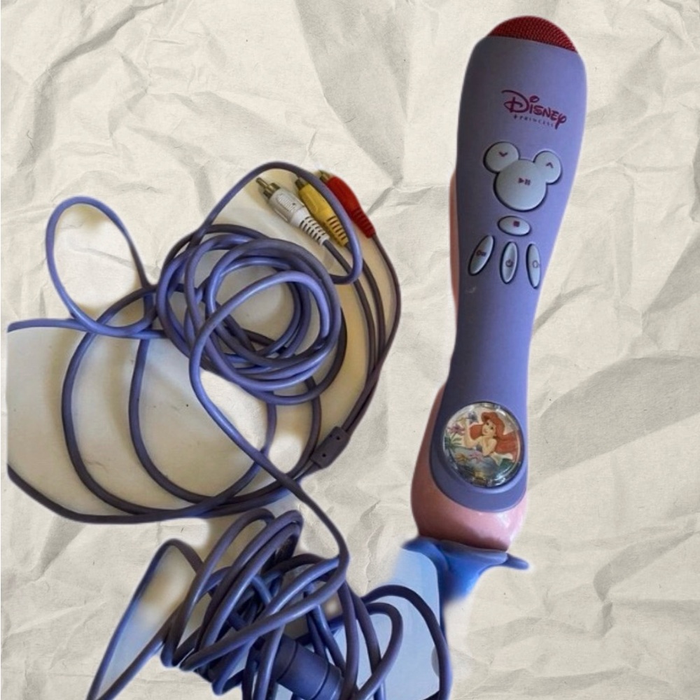 Disney Kareoke Plug and Play Ariel Princess Microphone